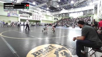 132 lbs Cons. Round 2 - Isaiah Salas, SAN PEDRO vs Ralph Loya, EAGLE ROCK