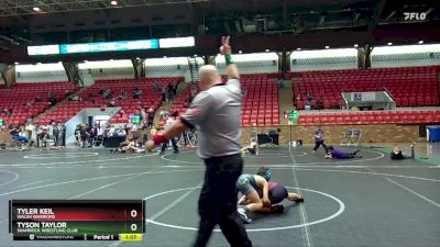 68 lbs Round 5 - Tyson Taylor, Shamrock Wrestling Club vs Tyler Keil, Walsh Warriors