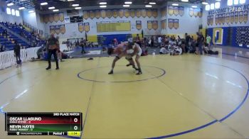 126 lbs Placement (16 Team) - Oscar Llaguno, Eagle Empire vs Nevin Hayes, Funky Monkey