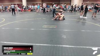 130 lbs Cons. Round 3 - Nickolai Kaye, Unattached vs Brian Reed, Team Palmetto