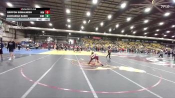 144 lbs Cons. Round 4 - Griffon Signalness, Watford City Wolves vs Zachariah Sabin, Chadron Junior Wrestling Club