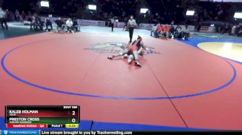 165 lbs Cons. Round 4 - Kaleb Holman, Yelm vs Preston Cross, Auburn Riverside