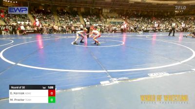 70 lbs Round Of 32 - Gus Korniak, Howe Wrestling School vs Mason Proctor, Team Action Wrestling