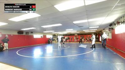 120 lbs Champ. Round 1 - Harmony Marquez, Chaffey vs Jocelyn Chacon, Mission Viejo