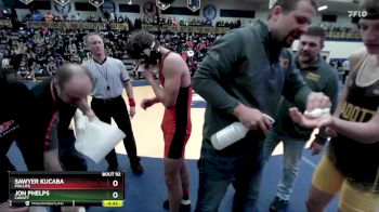 150 lbs Champ. Round 1 - Jon Phelps, Cadott vs Sawyer Kucaba, Phillips