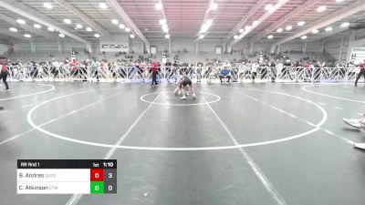 80 lbs Rr Rnd 1 - Blake Andres, Quest School Of Wrestling MS vs Charlie Atkinson, CTWHALE