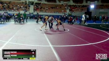 D2-126 lbs Champ. Round 1 - Julian Macias, Ironwood vs Rashid Moore, Mcclintock