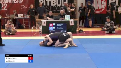 Peyton Letcher vs Anna Berg 2022 ADCC Europe, Middle East & African Championships
