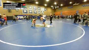 150 lbs Champ. Round 2 - Christopher Jordan, Exeter vs Jayden Butikofer, Livermore