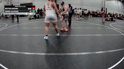 285 lbs Round 2 (6 Team) - Bryton Brown, Maryland Mallets vs Jessie Calhoun, Upstate Uprising