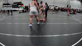 285 lbs Round 2 (6 Team) - Bryton Brown, Maryland Mallets vs Jessie Calhoun, Upstate Uprising