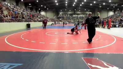 130 lbs Consi Of 4 - Zoey Ervin, Garage Grapplers Wrestling vs Macy Mullis, Villa Rica Youth Wrestling