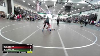 120 lbs Champ. Round 1 - Alec Taylor, Liberty North vs Alex Martin, Hamilton Hornet Wrestling