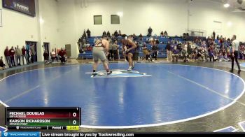 285 lbs Semifinal - Michael Douglas, UW Lacrosse vs Karson Richardson, Stevens Point