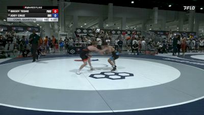 57 kg Cons. Quarters - Brody Teske, PWC RTC vs Joey Cruz, Hawkeye Wrestling Club