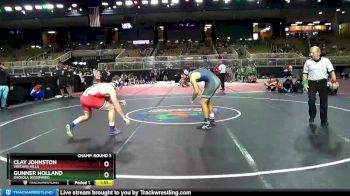 170 lbs Champ. Round 3 - CLAY JOHNSTON, Vestavia Hills vs Gunner Holland, Osceola (Kissimmee)