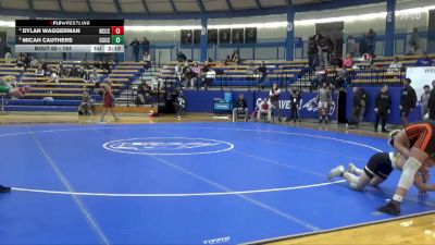 184 lbs Quarterfinal - Micah Cauthers, Cloud County Community College vs Dylan Waggerman, Neosho County Community College