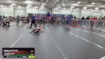 75 lbs Quarterfinal - Chase Davis, Darkhorse vs Evan Altshuler, Warhawks