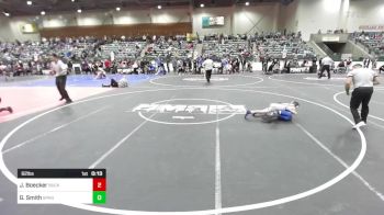 62 lbs Consi Of 8 #2 - Jaxson Boecker, Buckaroo WC vs Grayson Smith, Spanish Springs WC