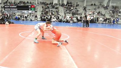 126 lbs Consi Of 64 #2 - Riley Sumner, MO vs Justin Thomas, AL