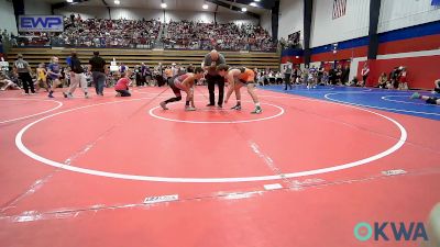 132 lbs Round Of 16 - Calan Manley, Cowboy Wrestling Club vs Daniel Talamantes, Bristow Youth Wrestling