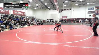 144 lbs Round Of 32 - Christopher Santa, Notre Dame-Fairfield vs Alex Tamayo, Suffield/Windsor Locks