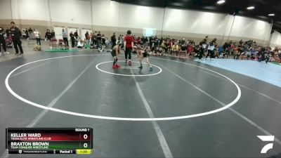 58-63 lbs Round 1 - Keller Ward, Texas Elite Wrestling Club vs Braxton Brown, Team Conquer Wrestling