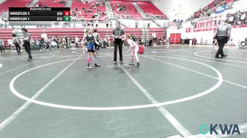 67 lbs Rr Rnd 3 - Rye Bowerman, Madill Takedown vs Kadence McDowell, Noble Takedown Club