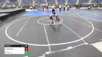 89 lbs Rr Rnd 1 - Akeela Mitchell, NM Gold vs Kadin Ivy, Marathon WC