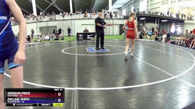 84 lbs Placement Matches (8 Team) - Heather Weaver, Oklahoma vs Maisie Elliott, Washington