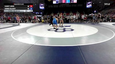 175 lbs Cons. Rd Of 64 - Casey Liess, NY vs James Elliott, OK