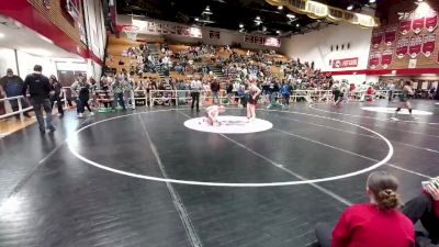125 lbs Quarterfinal - Catherine Hendricks, Torrington vs Gabby Bennett, Big Piney