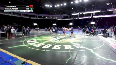 215 lbs Cons. Round 3 - Colton Cruz, Juanita vs William Jackson, Gonzaga Prep