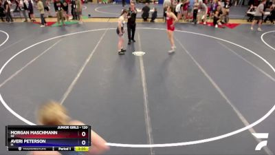 120 lbs Round 5 - Morgan Maschmann, NE vs Averi Peterson, IA