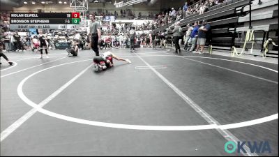 61 lbs Consolation - Nolan Elwell, Tuttle Wrestling vs Bronson Stephens, F-5 Grappling