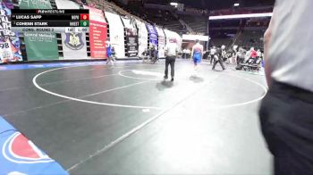 175 Class 4 lbs Cons. Round 2 - Lucas Sapp, North Point vs Cohenn Stark, Northwest