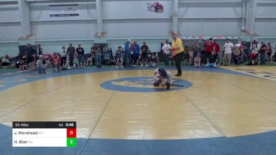 55-M lbs Consi Of 16 #2 - Jaxsyn Morehead, WV vs Hank Blair, OH