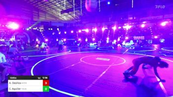 130 lbs Quarterfinal - Anselmo Deollos, Nebraska Elite vs Caleb Aguilar, Thundercats WC