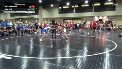 132 lbs Round 4 (6 Team) - Keller Byrum, Team Arkansas vs Asa Vice, Vancleave Takedown Club