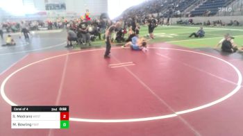 130 lbs Consi Of 4 - Santiago Medrano, West Las Vegas vs Michael Bowling, Foothill