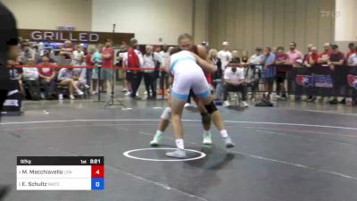 92 kg Quarters - Michael Macchiavello, LVWC/ TMWC vs Eric Schultz, Nebraska Wrestling Training Center