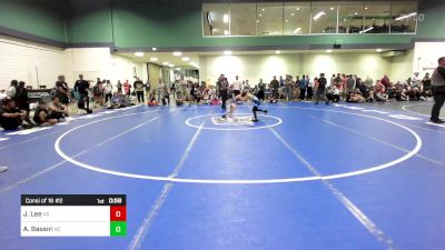 55 lbs Consi Of 16 #2 - Jack Lee, VA vs Arman Bassiri, NC