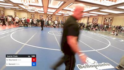 120 kg Quarterfinal - Scotty Raymond, Pennsylvania vs Eren Sement, Pennsylvania