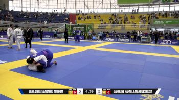 Caroline Rafaela Marques Rosa vs Lara Shalita Araújo Amorim 2025 Brasileiro Jiu-Jitsu IBJJF