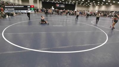 96 lbs Champ. Rd Of 16 - Brookson Marksbury, Michigan Premier WC vs Ian Walker, Guerrilla Wrestling Academy