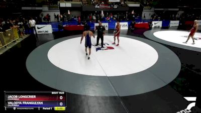 79 lbs Champ. Round 1 - Jacob Longcrier, California vs Valodya Frangulyan, California