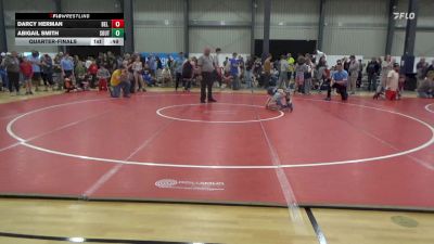 68 lbs Quarterfinal - Darcy Herman, Bel Air vs Abigail Smith, South Williamsport