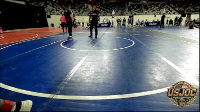 85 lbs Consi Of 8 #2 - Cadyn Tate, Bridge Creek Youth Wrestling vs Easton Davis, Coweta Tiger Wrestling