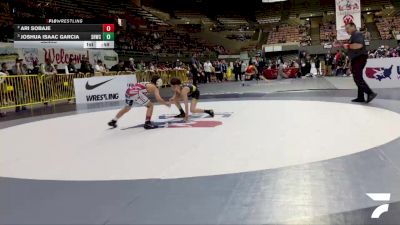 Schoolboys - 80 lbs Semis - Joshua Isaac Garcia, Savage House Wrestling Club vs Ari Sobaje