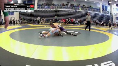 106 lbs 3rd Place Match - Exzander Borstelman, Swanton vs Gabe Brough, Eastwood